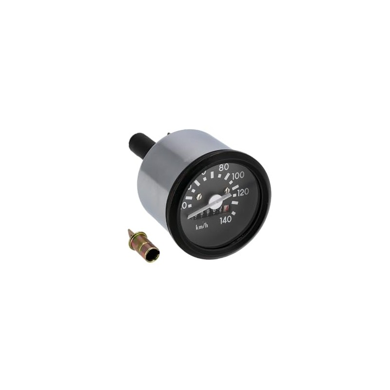 Tachometer Ø60mm bis 140km, mit Blinkkontrolle, 12V - für Simson