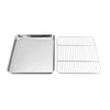 TeamFar Baking Sheet with Rack Set, Stainless Steel Baking Pan