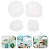 Abaodam Pack of 4 Cloud Blanket Lint Bedroom Cloud Children's
