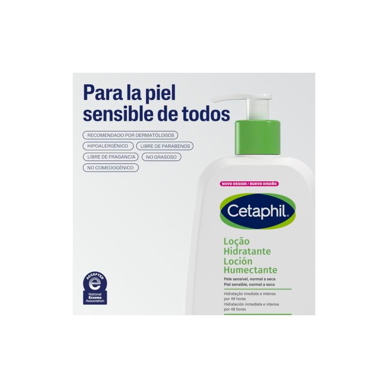 Cetaphil Loción Humectante Ligera y No Grasa Piel Normal y