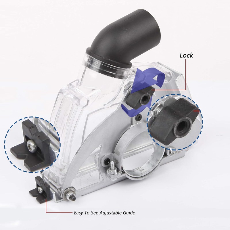 HERZO Suction Hood Angle Grinder 115 mm / 125 mm,