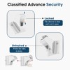Blessimo® 12 Pack Magnetic Cabinet Locks Baby Proofing with 12