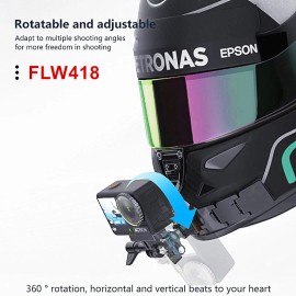 For DJI ,Insta360 GOPRO HERO FLW418 Motorcycle Helmet Chin Mount Kits With Bracket For Gopro HERO 13 12 11 10