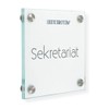 Logistic Sign System Door Sign Glass Vitrum B (150/150 mm