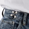 6 Sets Adjustable Waist Buckle Extender Set, Jean Button Pins,