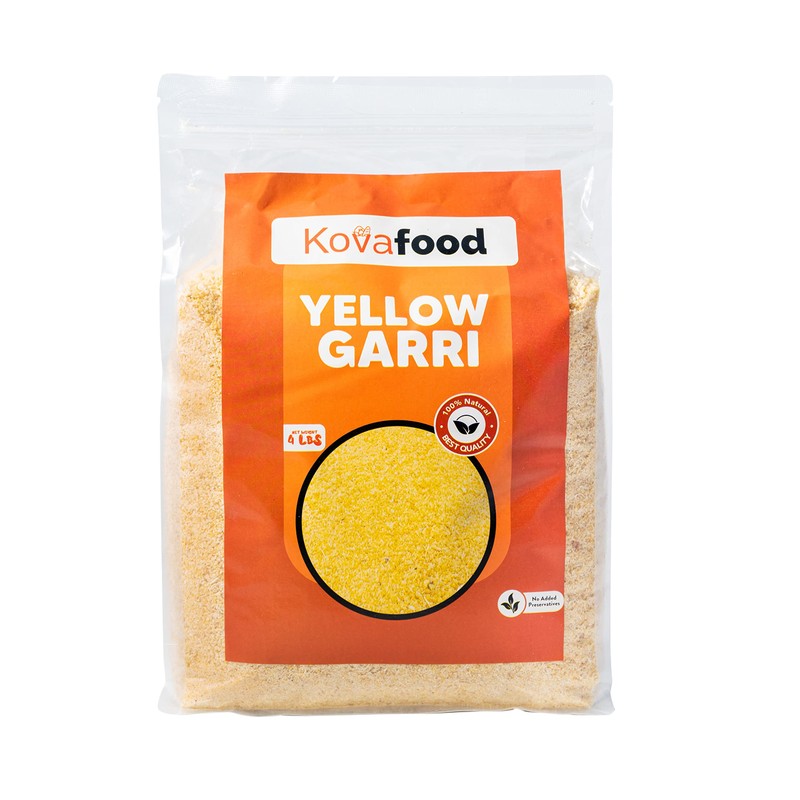 Kovafood Yellow Garri, 4 LBs