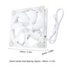 PC Case Fan 120mm PWM Intelligent Control MFDB Bearing Case