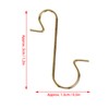 50Pcs S Hooks, Metal S-Shaped Mini Hooks Wire Hook Connectors