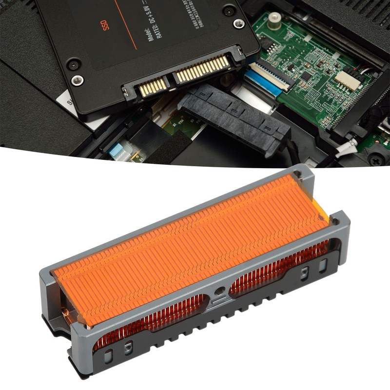 M.2 SSD Heatsink Good Fast Heat Dissipation 58 Exhaust Vents