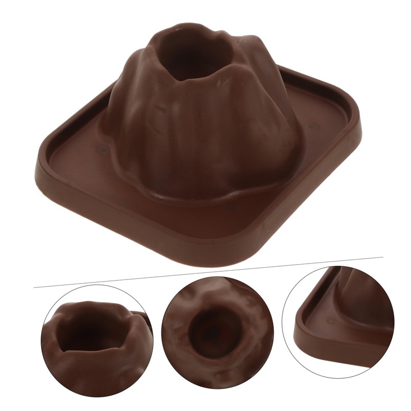 IMIKEYA 5pcs Mini Volcano Model Science Kit - Plastic Erupting