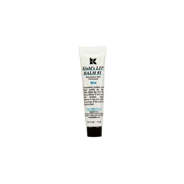Kiehl's Lip Balm # 1 - Mint Kiehl's Lip Balm Unisex 0.5 oz (Pack of 3)