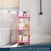 Consumest Corner Shower Caddy Stand - 3 Tier Shower Organizer