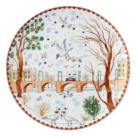 Hutschenreuther Collectable Collection 23 Christmas Lengths II Plate Flat 22 cm