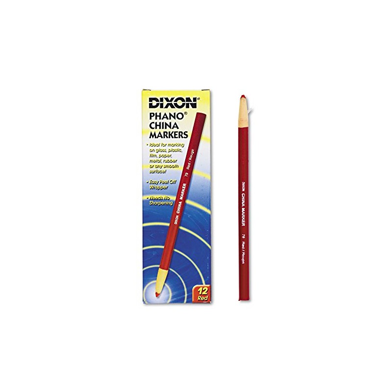 Dixon 00079 China Marker Red Dozen