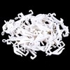 GADGET PLANET Plastic Curtain Hooks (Pack of 80) Curtain Glider