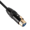 XLR to 6.35mm Cable Female to Male Gold Plated XLR