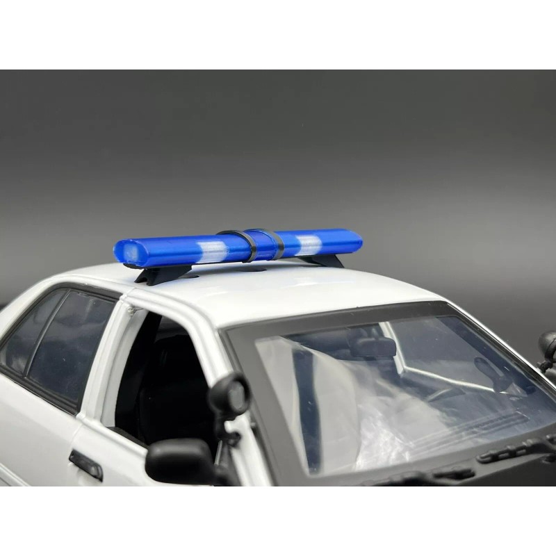 LED Ready Lightbar 1/18 LED Ready Jetstrobe Jetstream Lightbar Blue