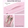 Twofold Cute Makeup Bag for Girls, Portable Pink Cosmetic Bag,