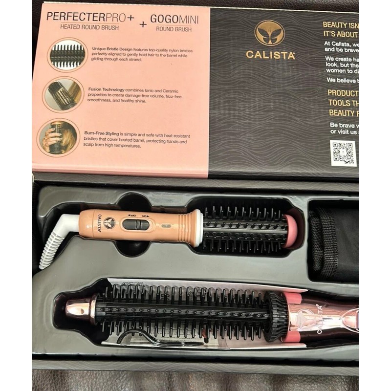 Calista Perfecter Pro Heated Round Brush with GoGo Mini Tool