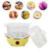 Egg Cooker, Multifunctional Mini Double Egg Cooker for Home, Quick
