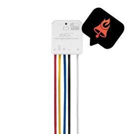 Zooz 800 Series Z-Wave Long Range DC Signal Sensor ZEN55 | for Use with Analog Smoke & CO Detectors Only | Z-Wave Hub Required (Sold Separately)
