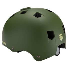 Mongoose BMX Bike Helmet, Multi Sport Kids Helmet, Matte Army Green, Youth