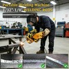 Portable Handheld Welding Machine,120A ARC Welder for 3/32"-1/8" Rods