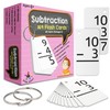 Star Right Education Subtraction Flash Cards, 0-12 (All Facts, 169 Cards) With 2 Rings