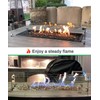 GASPRO Fire Pit Wind Guard for Rectangular Fire Table, 29