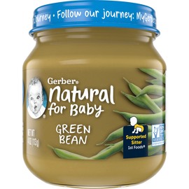 Gerber Natural for Baby 1st Foods Baby Food Jar (Green Bean)
