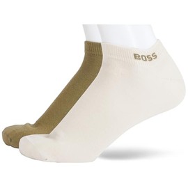 BOSS Men's 2P AS Uni Colors CC Set of Two Cotton Mix Trainer Socks, Open Green357
