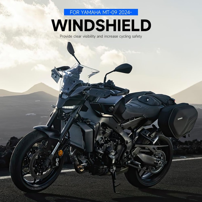 RUNNING PANTHER Windshield Deflectors for Yamaha MT-09 MT09 MT 09