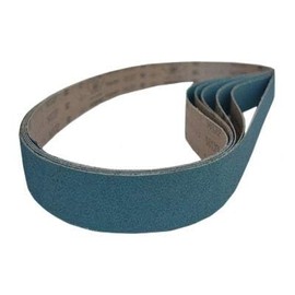 Starcke Premium 2 x 48 Blue Zirconia Cloth Backed Sanding Belts | For Wood, Metal & Composites (60 Grit, 18 Pack)