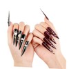 Healvian 2sets Nail Art Display Board Panels Transparent Nail Color