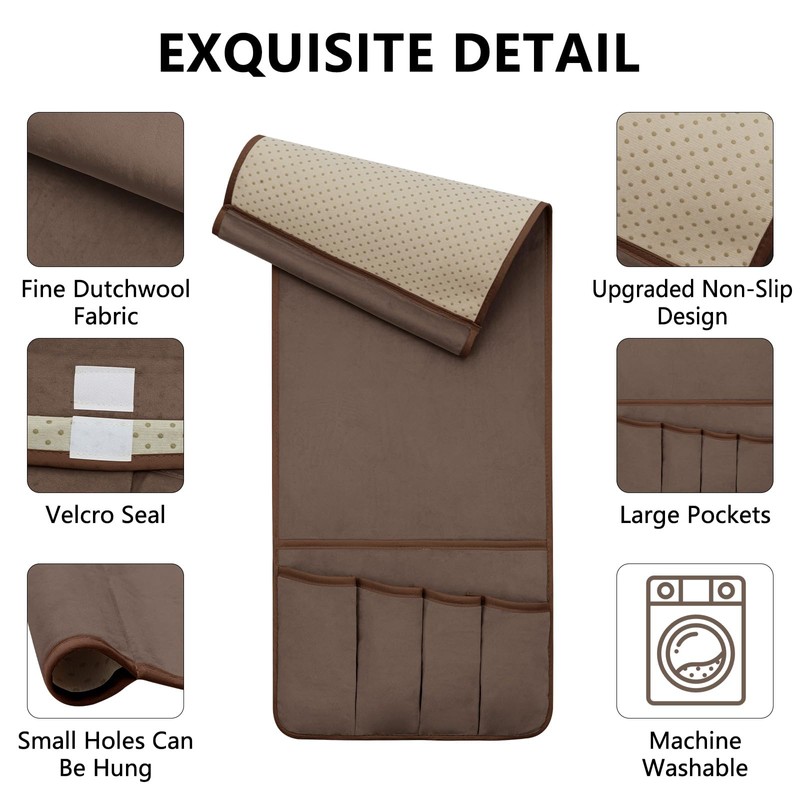 WETRBWEH Remote Control Holder for Armchair Caddy，Couch Caddy Organizer TV