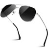 Aviator Sunglasses for Men and Women Trendy Polarized Aviator Sunglasses