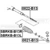 34160Ae001 - Axial Joint (Rack End) For Subaru - Febest