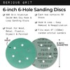 Serious Grit - 6-Inch 6-Hole 800 Grit Sanding Discs -