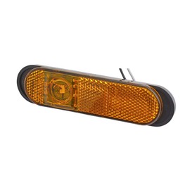 HELLA 2PS 329 060-081 Side Marker Light - LED - 24V - mounting - Lens Colour: Yellow - left/right
