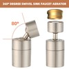 Hibbent Dual-function NSF/ANSI/CAN 61 Certified Faucet Aerator, CUPC Certification Rotate