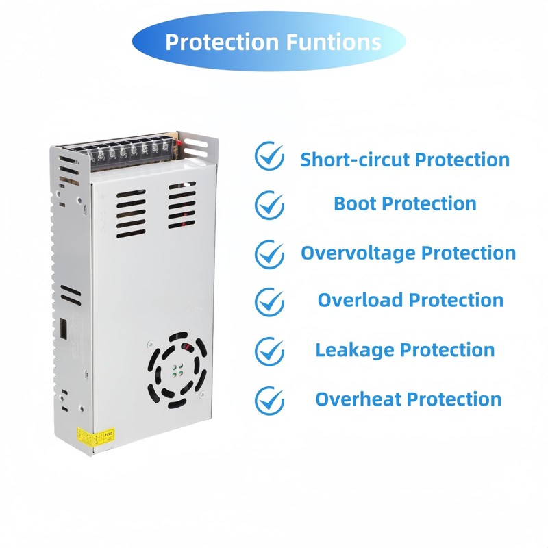24V 16.5A 400W Led Lights Power Supply, Converter for Led