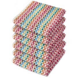 Emma Barclay Tea Towels for Kitchen Packs of 6 100% Cotton Terry Tea Towels Multicoloured Kitchen Home Household Essentials Dish Towels Kitchen Cloths Jazz Design 6 Pack