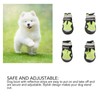4Pcs Dog Booties Adjustable Slip Resistant Breathable Dog Boot with