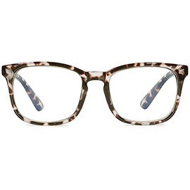 MAGIMODAC Blaulichtfilter Lesebrille gro√ü Damen Herren Computerbrille Lesebrillen Sehhilfe Brille Computer-Lesebrillen mit/ohne St√§rke (Leopard, 4.00)