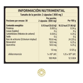 HEALTHADDICTION - 2 Pack Akkermansia Suplemento Alimenticio con Resveratrol y Quercetina para Bienestar Intestinal y Metabólico - 120 Cápsulas