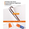 AISBUGUR Notebook A6 Pack of 2 Small 9 x 14