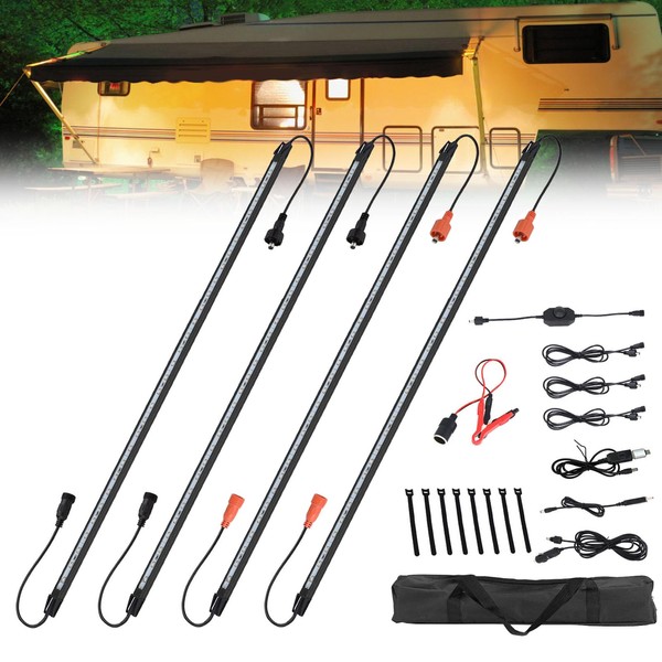 NOVA AUTO 12V LED Interior Light Bar Kit Dimmable Waterproof