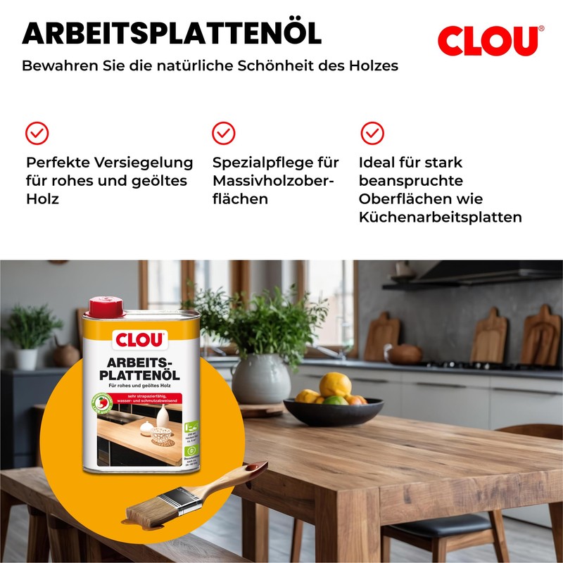 Clou Worktop Oil, 4007141329935