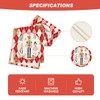 Artoid Mode Red Diamond Plaid Nutcracker Snowflake Christmas Table Runner,