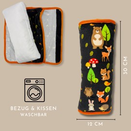 HECKBO 1 x Car Seat Belt Cushion Forest Animals